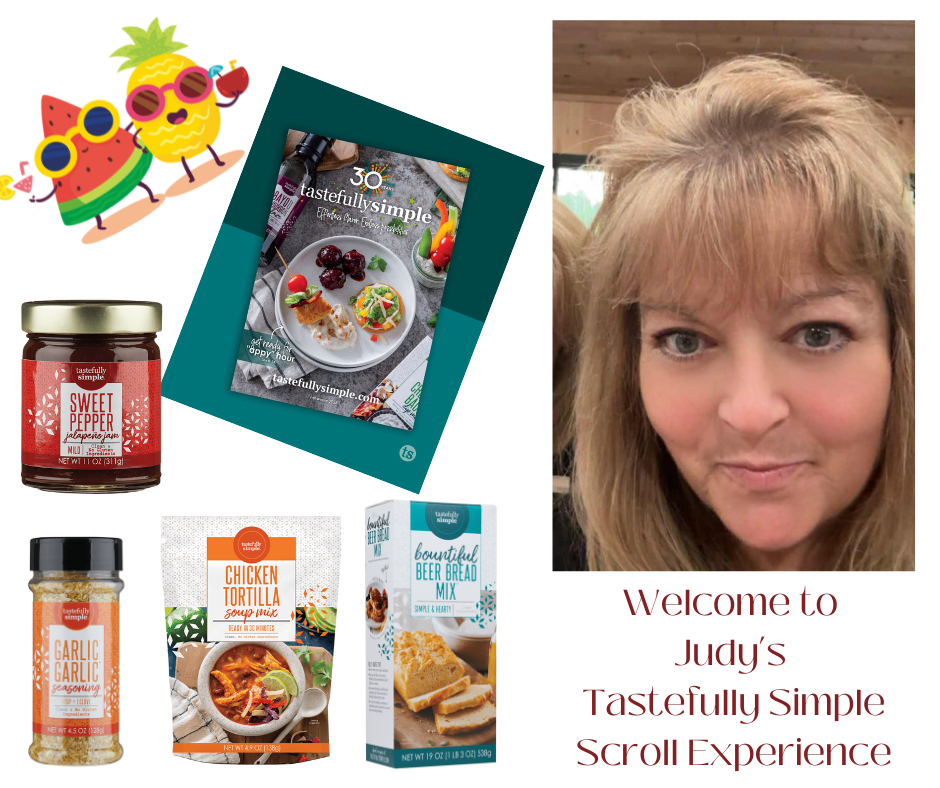 Judy's party page
favorite products
sweet pepper jalapeno jam
Beer bread
Garlic Garlic
Chicken Tortilla soup