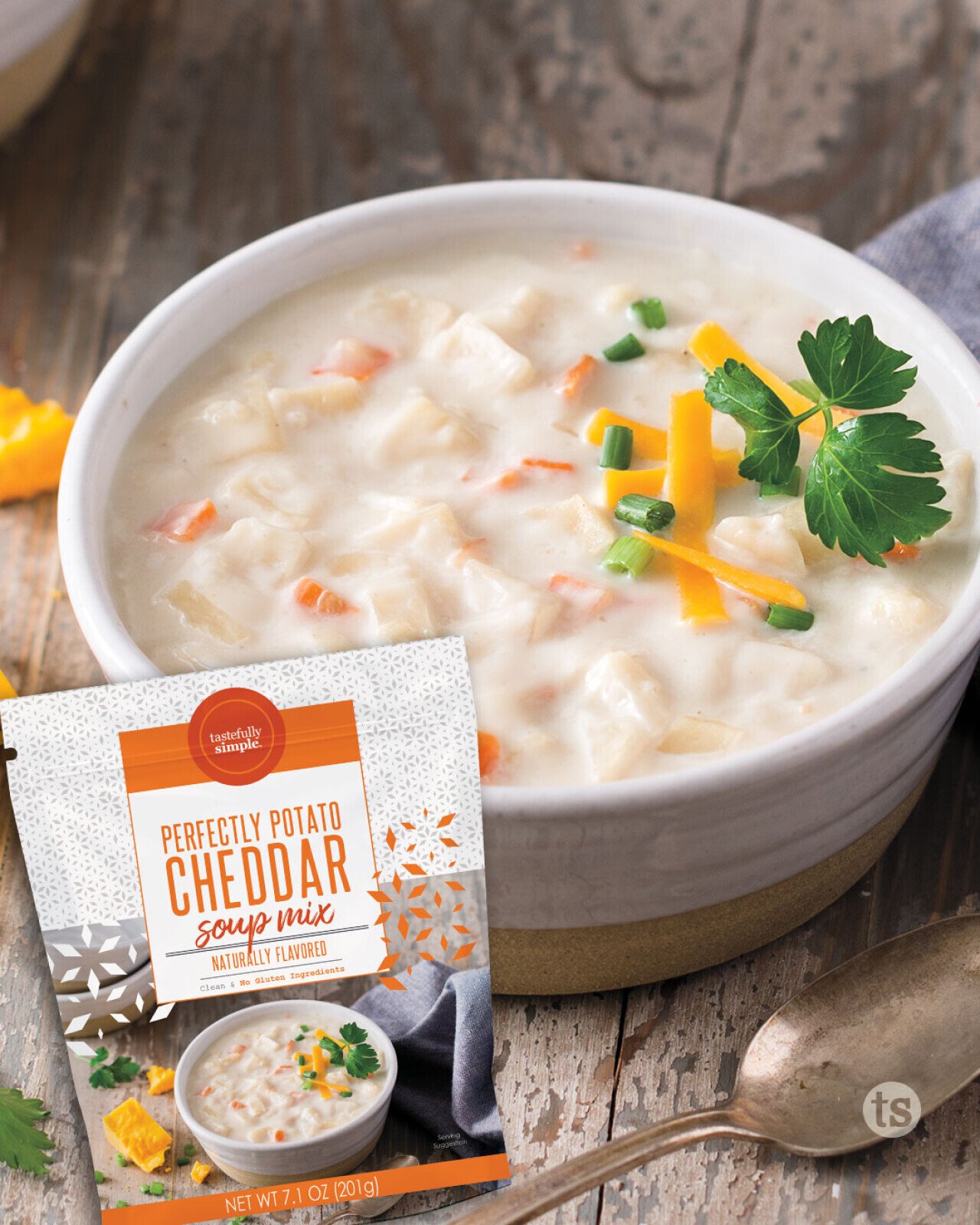 Perfectly Potato Cheddar Soup